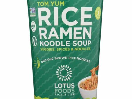 Lotus Foods - Tom Yum Rice Ramen Noodle Soup Cup, 2oz Supply