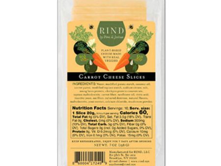 Rind - Carrot Cheese Slices, 7oz Fashion