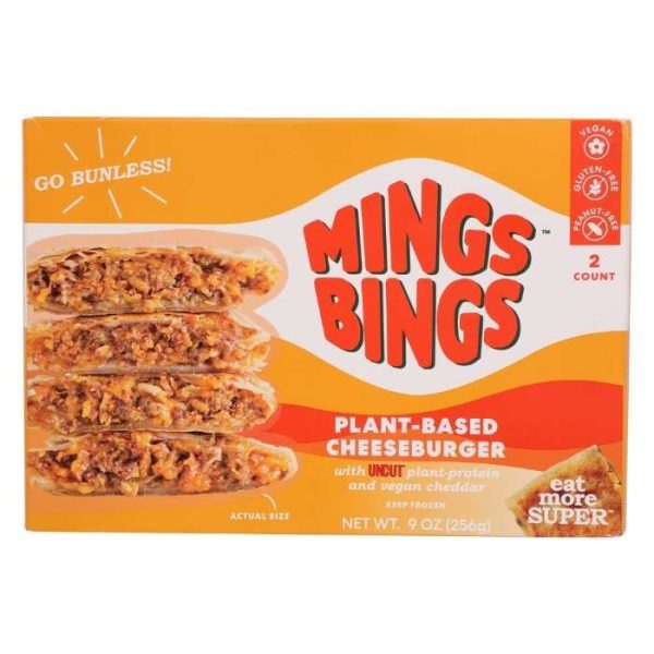 Mings Bings - Plant-Based Cheeseburger Bings, 9oz Fashion