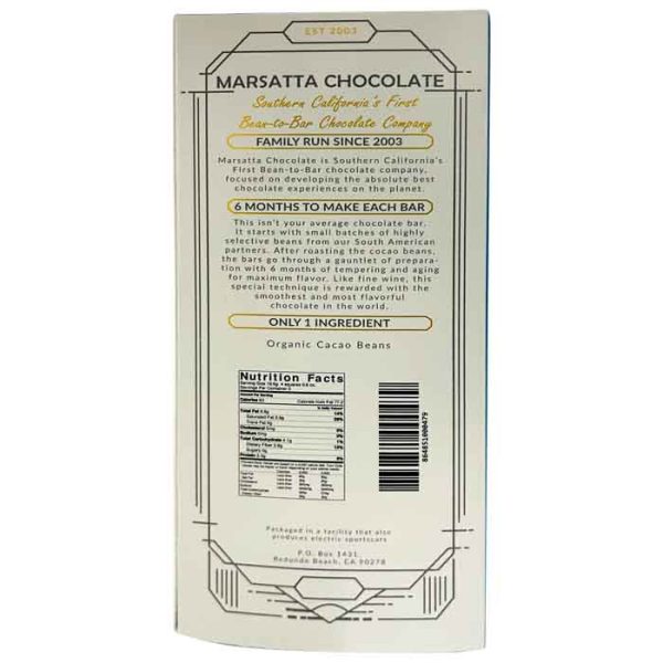 Marsatta Chocolate - Bean-To-Bar Chocolate, 1.75oz | Multiple Options Online