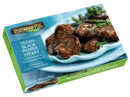 Vegetarian Plus - Vegan Black Pepper Steaks, 10.5oz Online Hot Sale