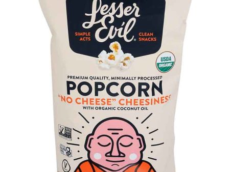 Lesser Evil Organic  No Cheese  Cheesiness Popcorn, 4.6oz Sale