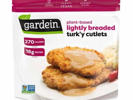 Gardein - Lightly Breaded Turk y Cutlets with Homestyle Gravy, 12oz Online Sale