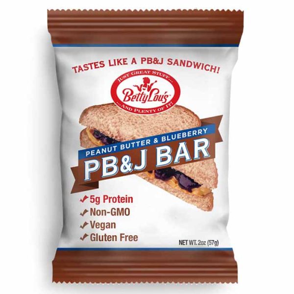 Betty Lou s - Peanut Butter & Blueberry Snack Bar ,2oz For Cheap