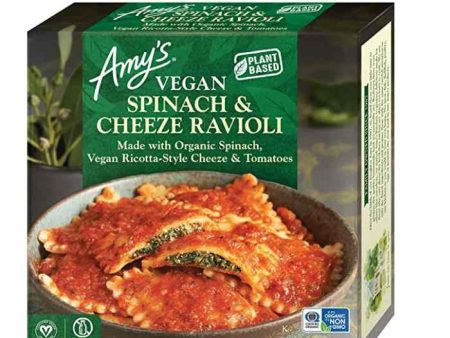 Amy s - Organic Spinach and Vegan Ricotta Ravioli Bowl, 8.4oz on Sale