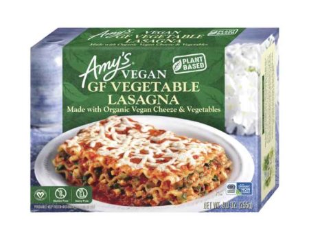 Amy s - Vegetable Lasagne with Daiya Vegan Cheeze (GF), 9oz Sale