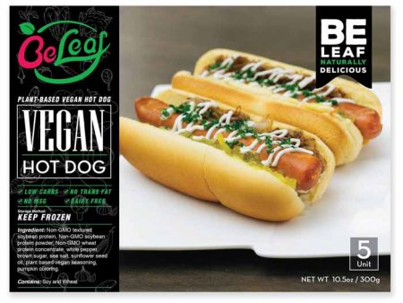 BeLeaf - Vegan Hot Dog, 10.5oz Online Sale