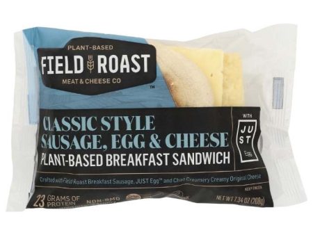 Field Roast - Sausage, Egg & Cheese Breakfast Sandwich, 7.34oz Online now