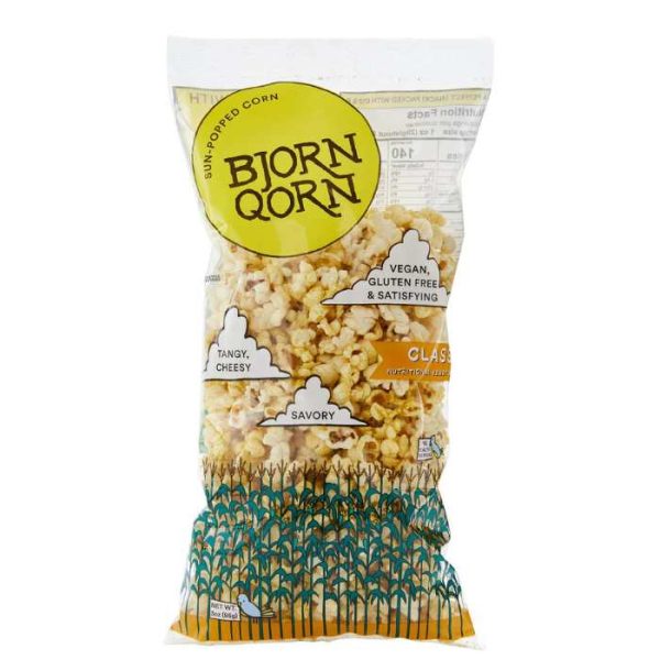 BjornQorn - Sun-Popped Corn, 3oz | Multiple Flavors For Discount