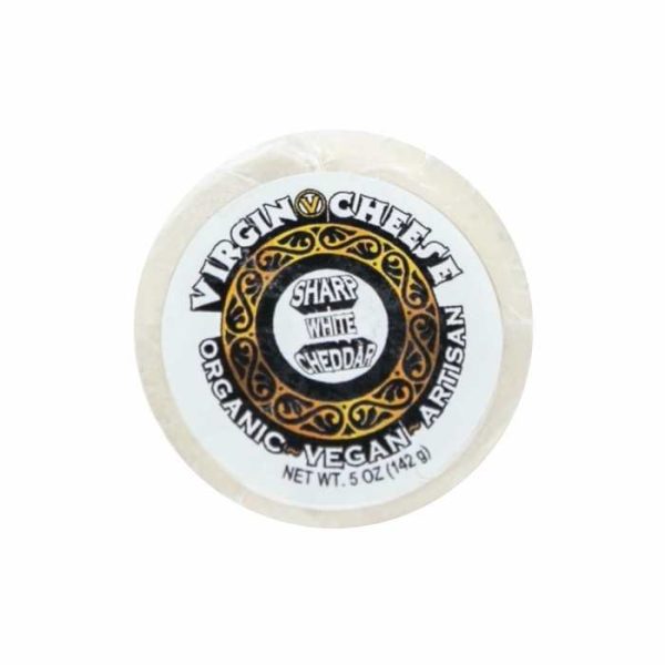 Virgin Cheese - Organic Vegan Artisan Sharp White Cheddar Cheese, 5oz For Cheap