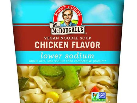 Dr. McDougall s - Lower Sodium Chicken Noodle Soup Cup, 1.4oz Fashion