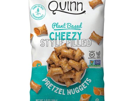 Quinn Plant-Based Cheezy Style Filled Pretzels, 5.8oz Online now