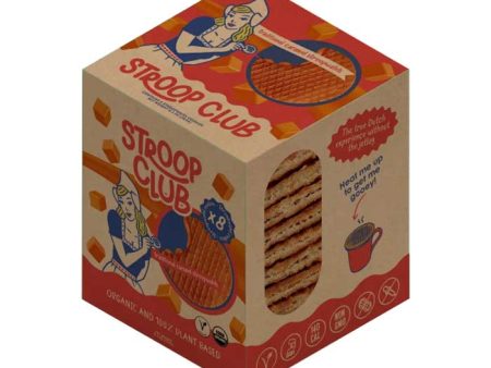 Stroop Club - Traditional Caramel Plant-Based Stroopwafel, 8pk For Discount