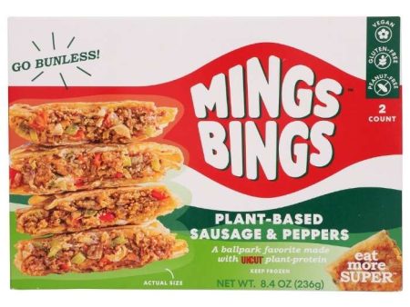 Mings Bings - Plant-Based Sausage & Pepper Bings, 9oz For Sale