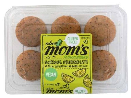 Abe s - Mom s Gluten-Free Lemon Poppy Muffins, 6-Pack Hot on Sale