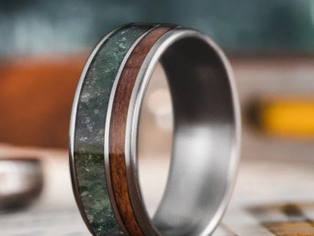 Custom Design - 2-Inlay Offset Ring LkuqsX6H48P5UER_Mp_iIUEA For Sale