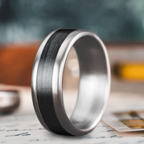 Custom Design - Single Inlay Ring FS1RphrpAmG7qb194QCO054V on Sale