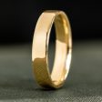 The Architect & Ella - His and Hers Matching Solid Gold Wedding Ring Set Fashion