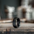 (In-Stock) Custom Solid Whiskey Barrel Wood Wedding Band  - Size 10 | 9mm Wide Online Hot Sale