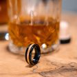 (In-Stock) The Whiskey Double | Men s Whiskey Barrel Wood Wedding Band - Size 6.25 | 6mm Wide Online