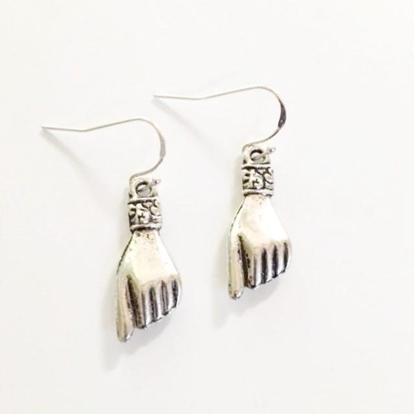 Earrings hand shaped palms down Supply