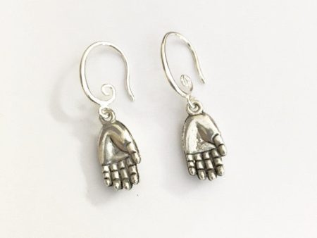 Earrings hand shaped  hand therapy jewelry three dimensional hands Cheap