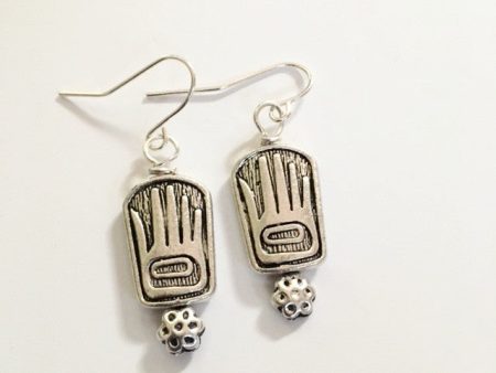 Earrings hand shaped hand therapy jewelry hand stamp Sale