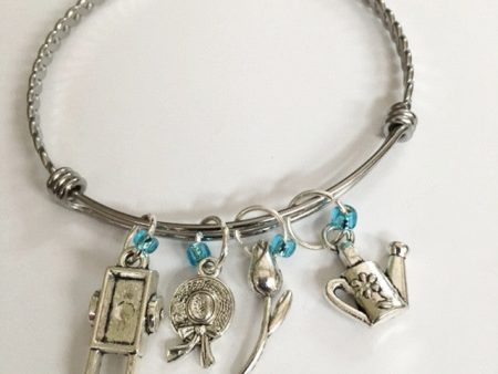 Charm bracelet; in the garden theme   Vita West  For Cheap