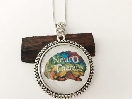 Necklace Glass Dome Neurology Therapist Fashion