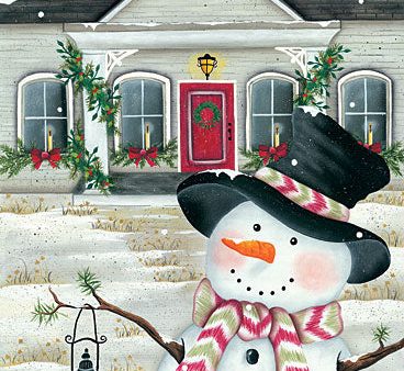 KEN1148 - Front Porch & Snowman - 12x18 Discount