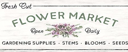 LD2387A - Flower Market - 36x12 For Discount