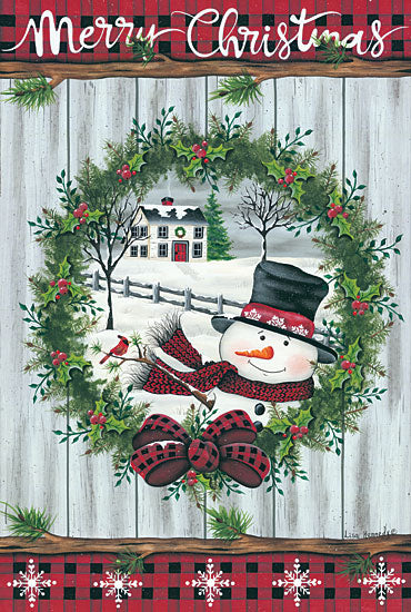 KEN1145 - Christmas Snowman Wreath - 12x18 Discount