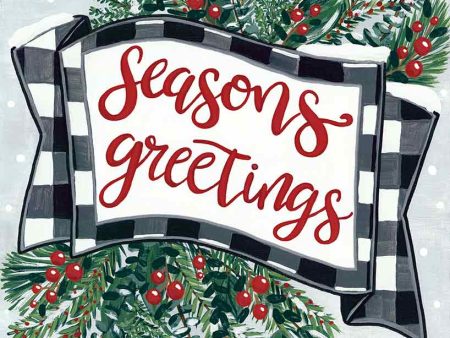 BAKE147 - Seasons Greetings Banner     - 12x12 Sale