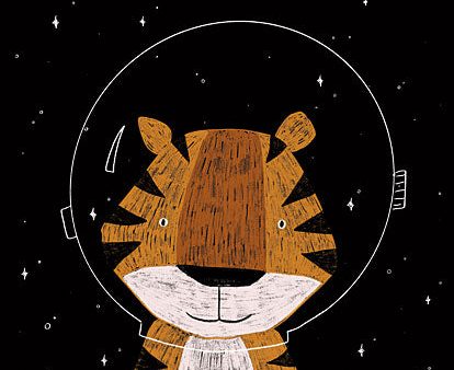 RN214 - Tiger in Space - 12x16 Online