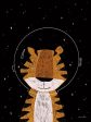 RN214 - Tiger in Space - 12x16 Online