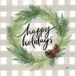 FEN406 - Farmhouse Christmas Wreath - 12x12 Online Hot Sale