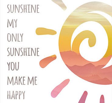 MAZ5747 - You Are My Sunshine - 12x18 Fashion