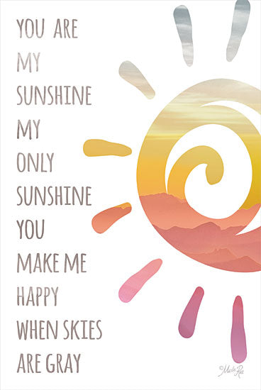 MAZ5747 - You Are My Sunshine - 12x18 Fashion