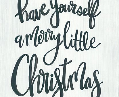 BAKE143 - Have Yourself a Merry Little Christmas - 12x16 Sale