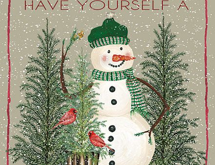 CIN2607 - Merry Little Christmas Snowman - 12x16 Cheap