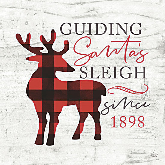 LUX389 - Guiding Santa s Sleigh - 12x12 For Discount