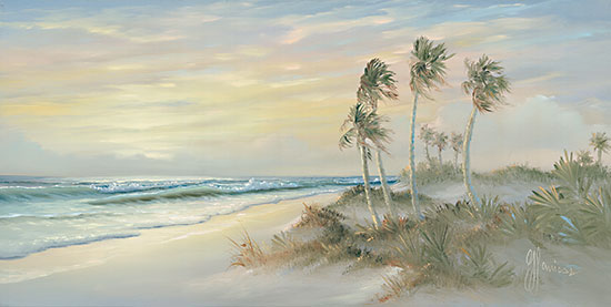 JAN260 - Palm Trees on Coast I - 18x9 Sale