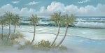 JAN261 - Palm Trees on Coast II - 18x9 on Sale