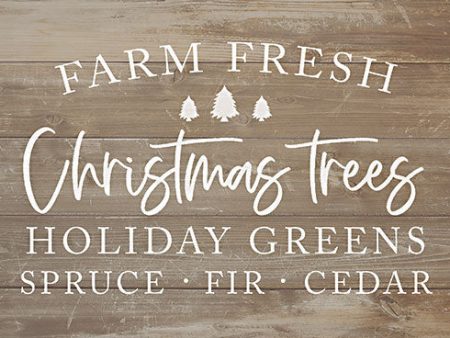 LUX386 - Farm Fresh Christmas Trees - 18x12 Online now